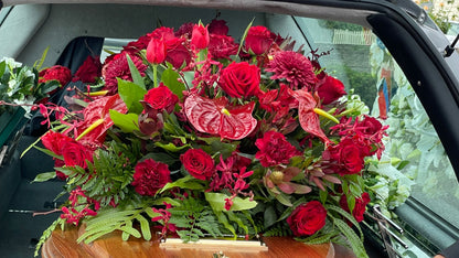 Funeral Casket Spray - 1/2 Casket